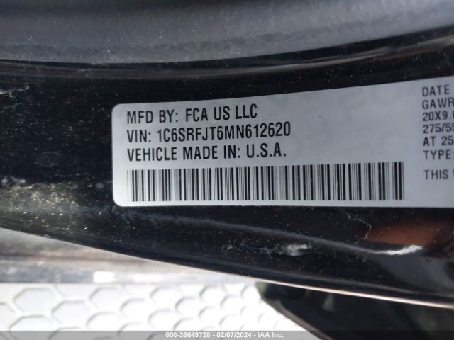 2021 RAM 1500 1C6SRFJT6MN612620 Photo 8