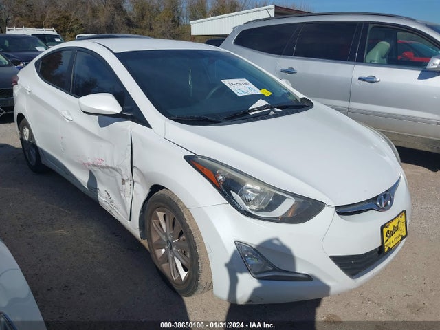 2016 HYUNDAI ELANTRA SE VIN: 5NPDH4AE8GH689245