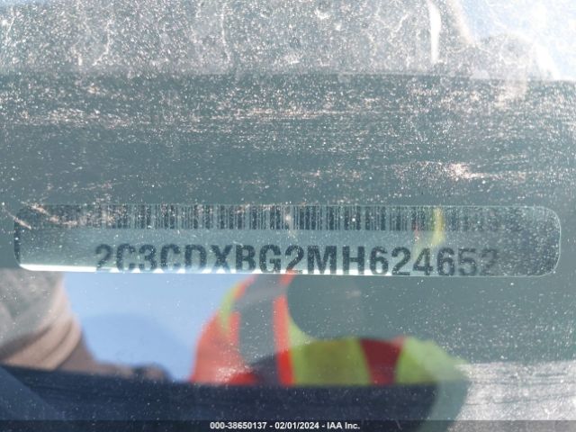 2C3CDXBG2MH624652 Dodge Charger Sxt Rwd