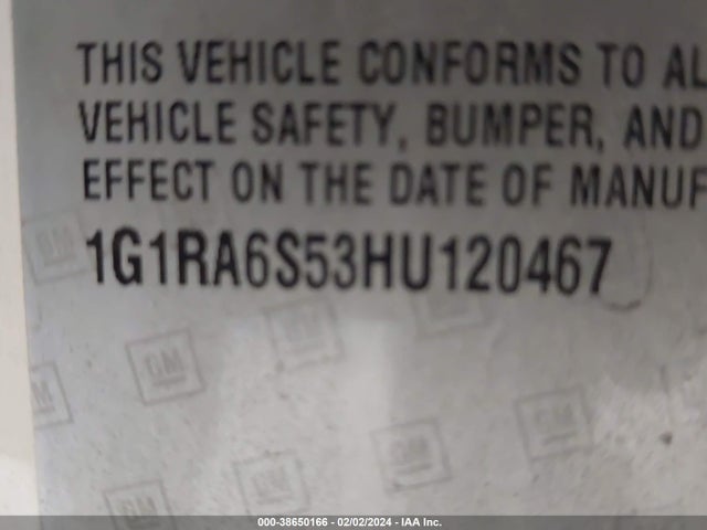 Chevrolet VOLT LT 2017 1G1RA6S53HU120467 Image 9