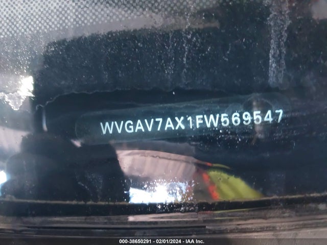 WVGAV7AX1FW569547 Volkswagen TIGUAN S