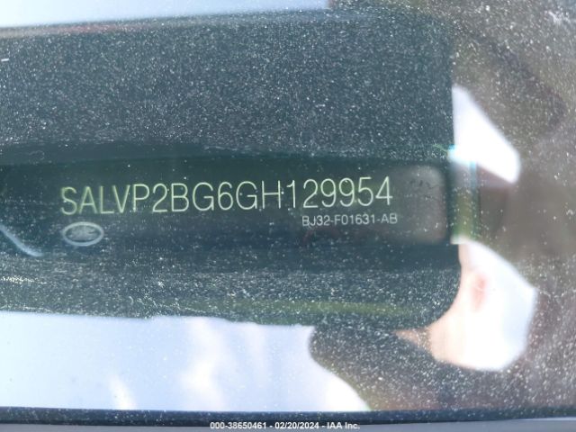SALVP2BG6GH129954 Land Rover Range Rover Evoque Se/se Premium