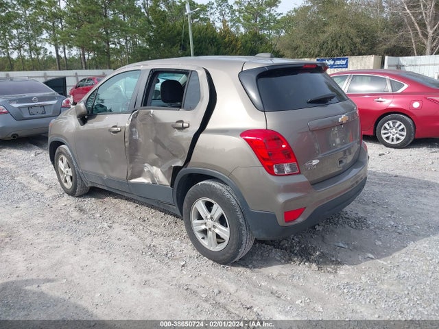 Chevrolet Trax Fwd Ls 2020 KL7CJKSB4LB354016 Image 3