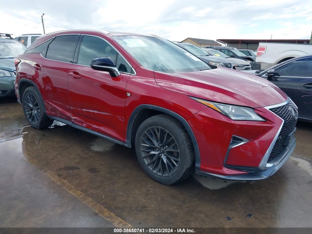 2016 LEXUS RX 350 F-SPORT VIN: 2T2BZMCAXGC036798