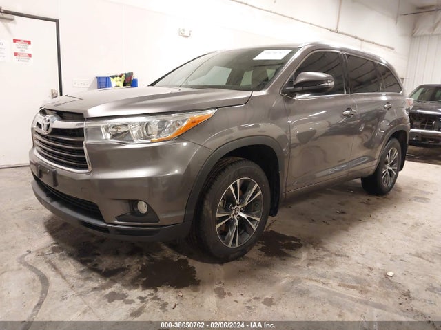 2016 TOYOTA HIGHLANDER XLE V6 VIN: 5TDJKRFH7GS325784