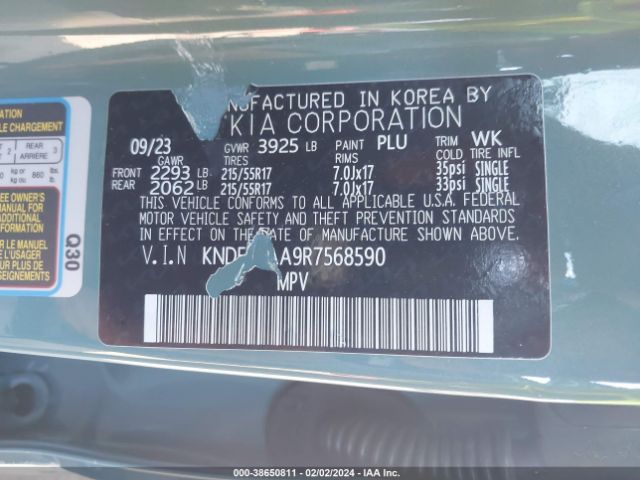 KNDER2AA9R7568590 KIA SELTOS EX