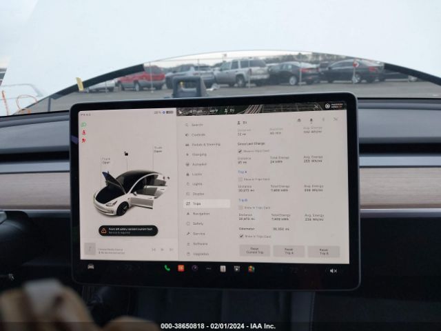 5YJ3E1EA0MF922801 Tesla Model 3 Standard Range Plus Rear-wheel Drive
