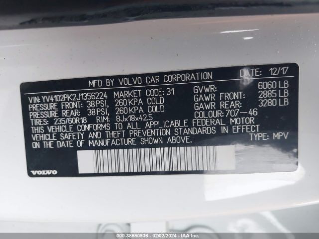 YV4102PK2J1356224 Volvo Xc90 T5 Momentum