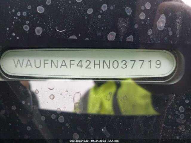 WAUFNAF42HN037719 Audi A4 2.0t Premium