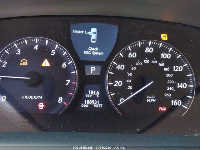 2008 LEXUS LS 460 VIN: JTHBL46F285058790