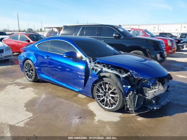 Auction sale of the 2015 Lexus Rc F, vin: JTHHP5BC0F5002411, lot number: 38652264
