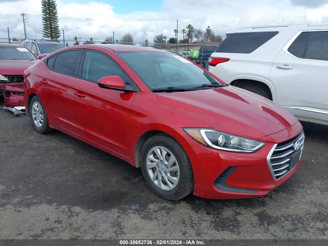 2017 HYUNDAI ELANTRA SE VIN: 5NPD74LFXHH081088