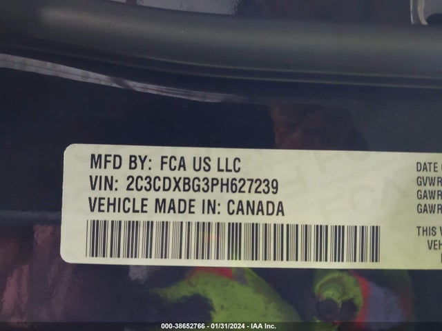 Dodge Charger Sxt 2023 2C3CDXBG3PH627239 Image 9