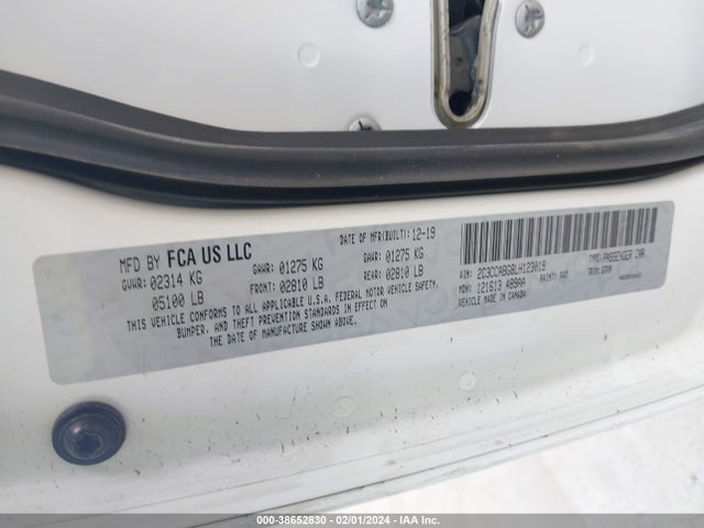 Chrysler 300 300s 2020 2C3CCABG8LH123019 Image 9