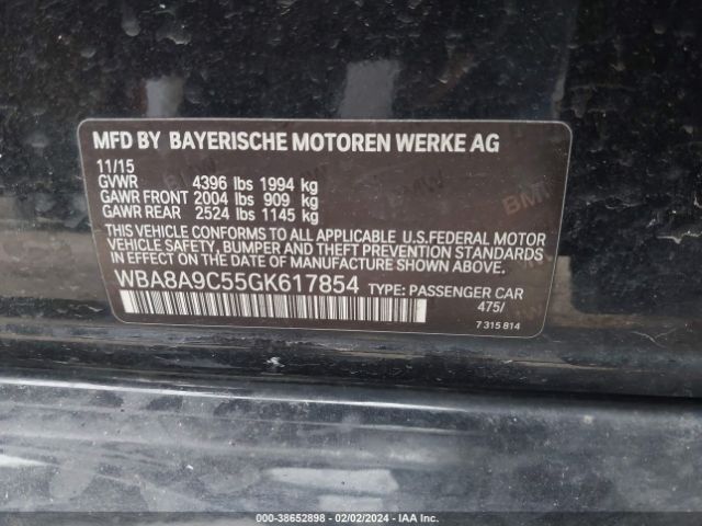 WBA8A9C55GK617854 BMW 320i