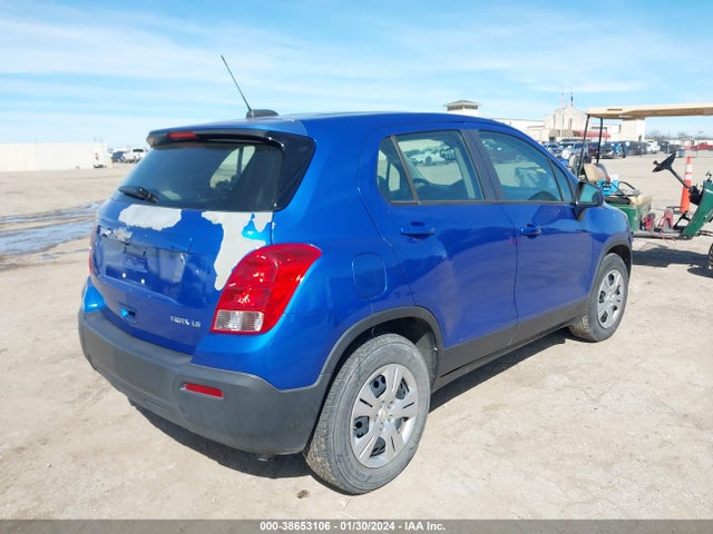 Chevrolet Trax 1ls 2015 KL7CJKSB8FB233445 Image 4