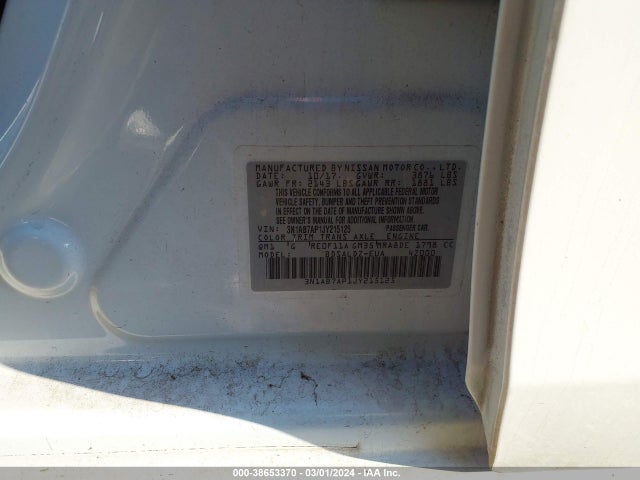 Nissan SENTRA SV 2018 3N1AB7AP1JY215125 Image 9