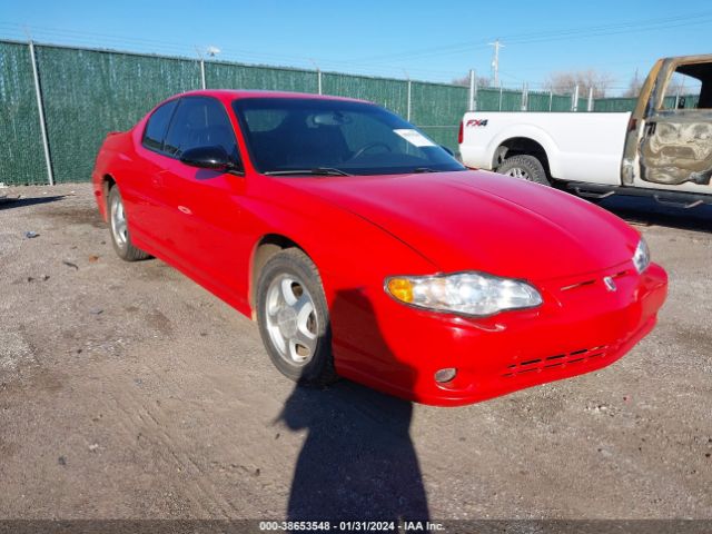 Auction sale of the 2000 Chevrolet Monte Carlo Ss, vin: 2G1WX12K8Y9297300, lot number: 38653548