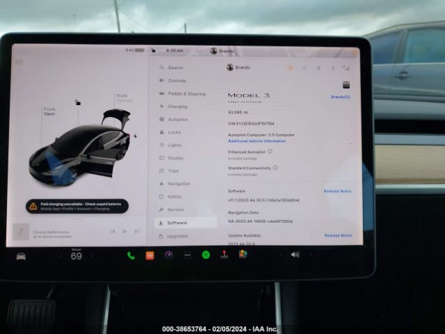 5YJ3E1EA0JF151784 Tesla Model 3 Long Range/mid Range