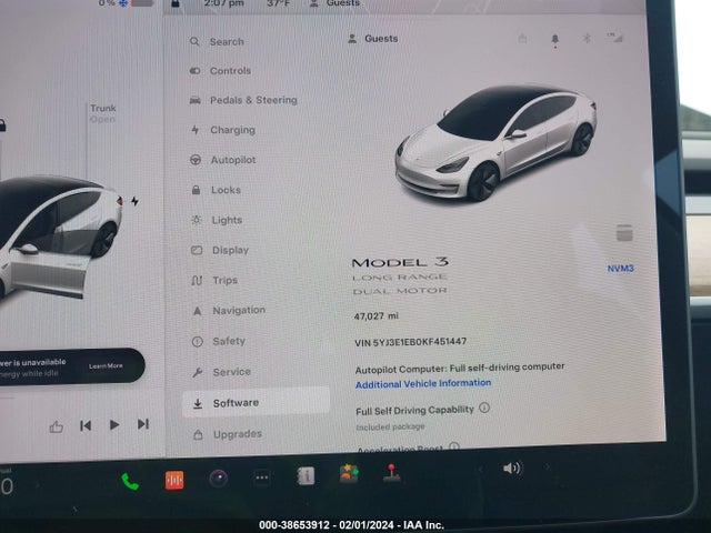 2019 TESLA MODEL 3 5YJ3E1EB0KF451447 Photo 6