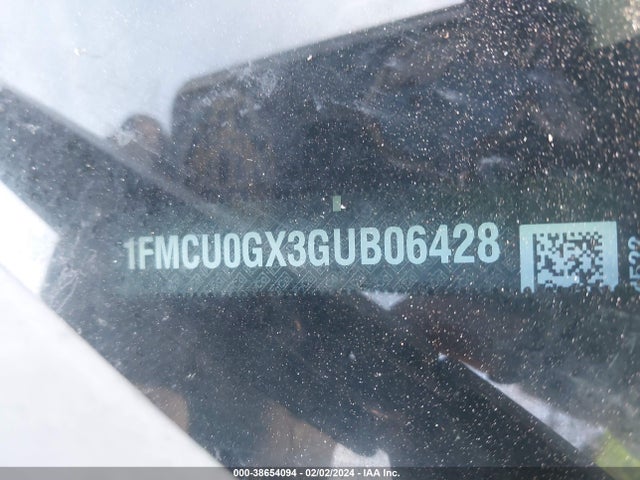 Ford ESCAPE SE 2016 1FMCU0GX3GUB06428 Image 9