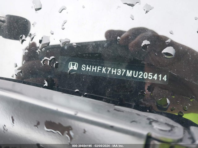 Honda Civic Lx 2021 SHHFK7H37MU205414 Image 9