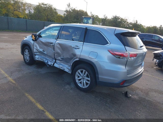 Toyota Highlander Le V6 2016 5TDZKRFH4GS176947 Image 3