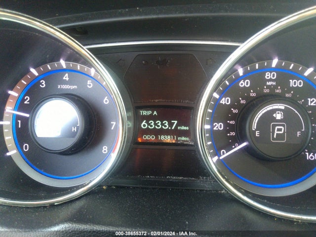 2012 HYUNDAI SONATA SE VIN: 5NPEC4AC7CH311980