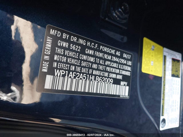 2017 PORSCHE MACAN WP1AF2A51HLB62009 Photo 8