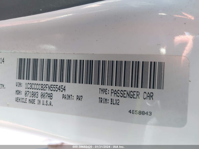1C3CCCCB2FN555454 Chrysler 200 C