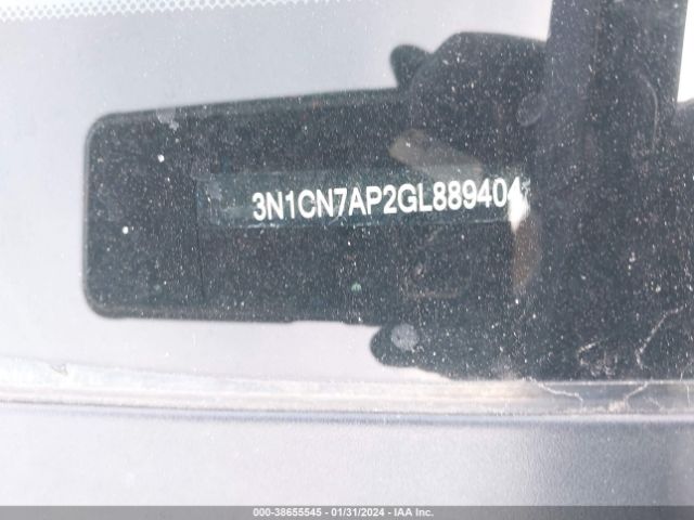 3N1CN7AP2GL889404 Nissan Versa 1.6 S/1.6 S+/1.6 Sl/1.6 Sv
