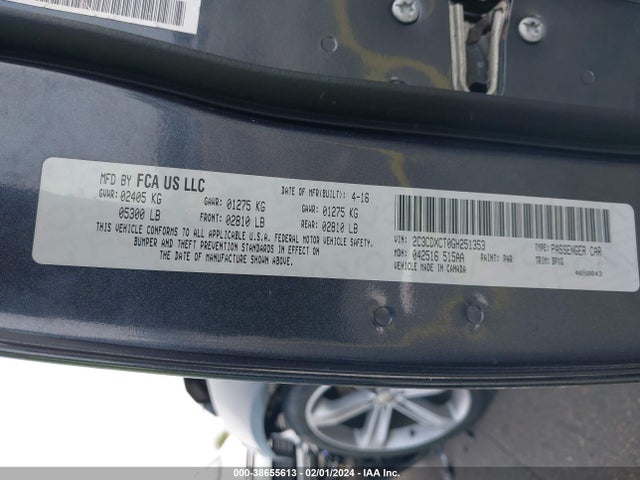Dodge CHARGER R/T 2016 2C3CDXCT0GH251353 Image 9