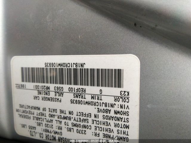 JN1BJ1CR0HW106935 Nissan Rogue Sport Sl