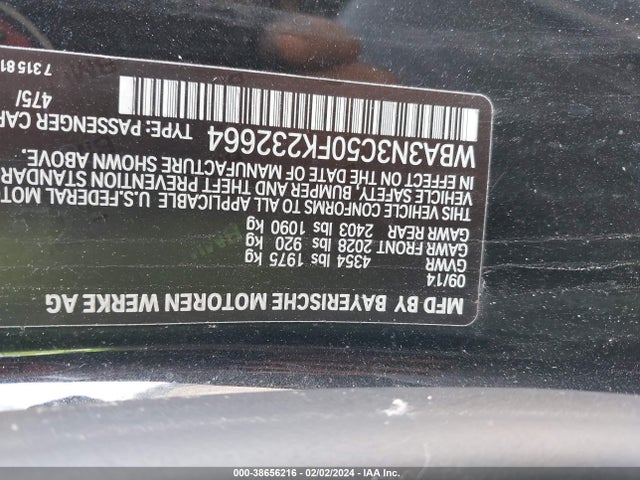 BMW 428i 2015 WBA3N3C50FK232664 Image 9