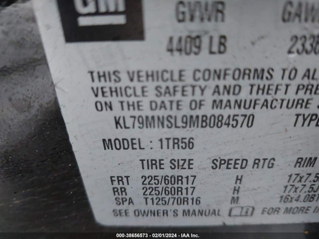 Chevrolet Trailblazer Awd Ls 2021 KL79MNSL9MB084570 Image 9