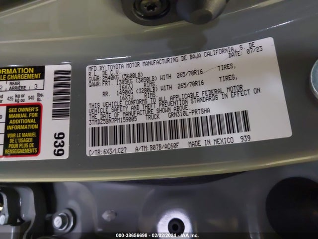 Toyota 2gr-fks 2023 3TMDZ5BN7PM159005 Image 26