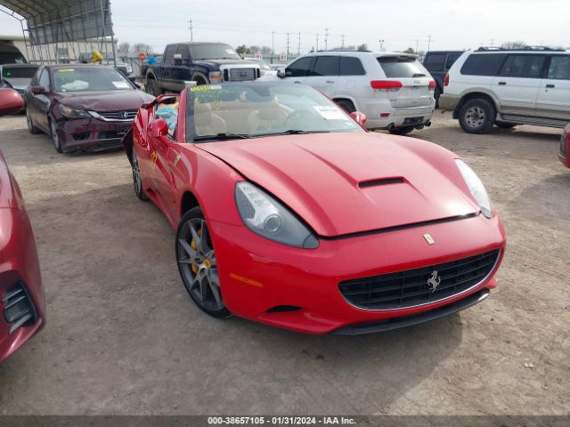 2011 Ferrari California მანქანა იყიდება აუქციონზე, vin: ZFF65LJA1B0178461, აუქციონის ნომერი: 38657105