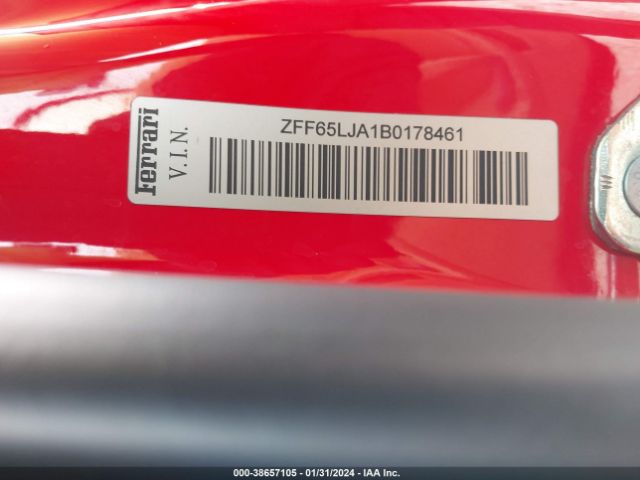 2011 FERRARI CALIFORNIA ZFF65LJA1B0178461 Photo 8