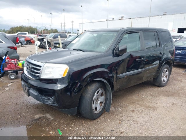 Honda PILOT LX 2015 5FNYF3H2XFB020629 Image 2