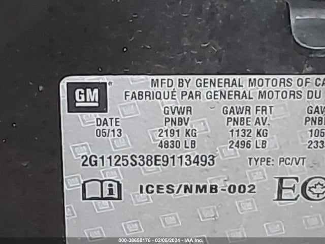 Chevrolet Impala 2lt 2014 2G1125S38E9113493 Image 9