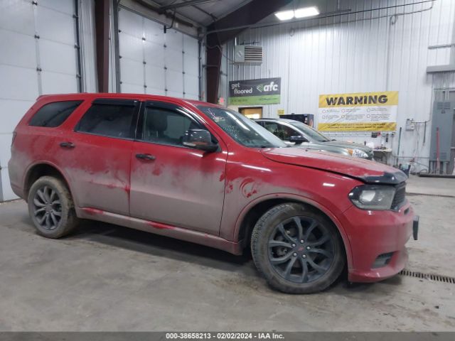 1C4RDJDG7LC124388 Dodge Durango Gt Plus Awd