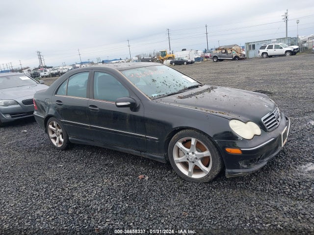 2007 MERCEDES-BENZ C 230 SPORT VIN: WDBRF52H57F905829