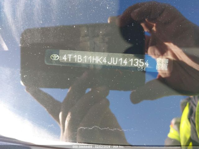 2018 TOYOTA CAMRY 4T1B11HK4JU141354 Photo 8