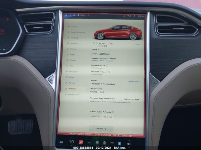 5YJSA1E20FF118937 Tesla Model S 70d/85d/p85d