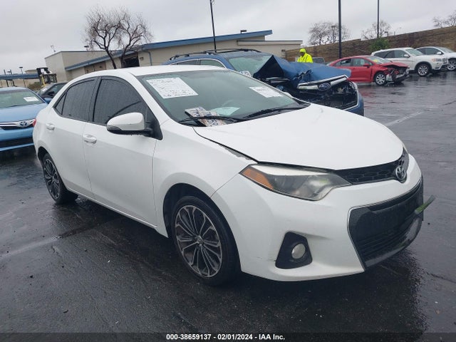 2015 TOYOTA COROLLA S PLUS VIN: 5YFBURHE9FP365552