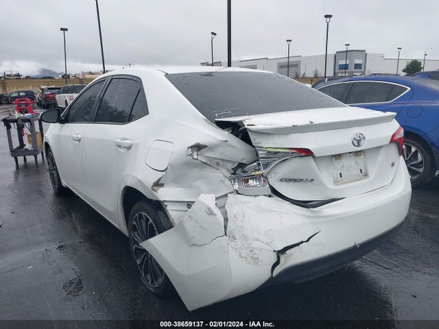 2015 TOYOTA COROLLA S PLUS VIN: 5YFBURHE9FP365552