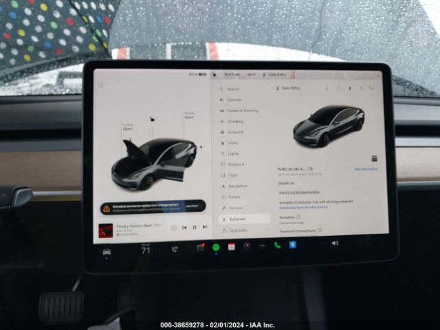 5YJ3E1EA2MF941284 Tesla Model 3 Standard Range Plus Rear-wheel Drive