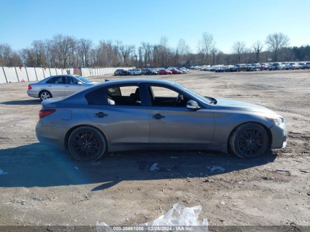 JN1FV7AP5JM461577 Infiniti Q50 3.0t Red Sport 400