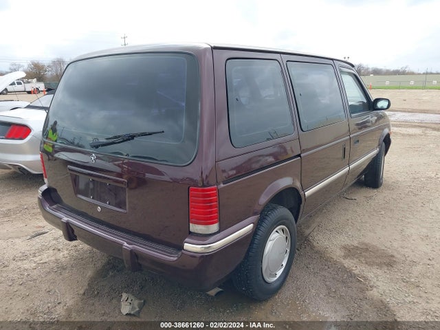 1993 PLYMOUTH VOYAGER VIN: 2P4GH25K6PR349513