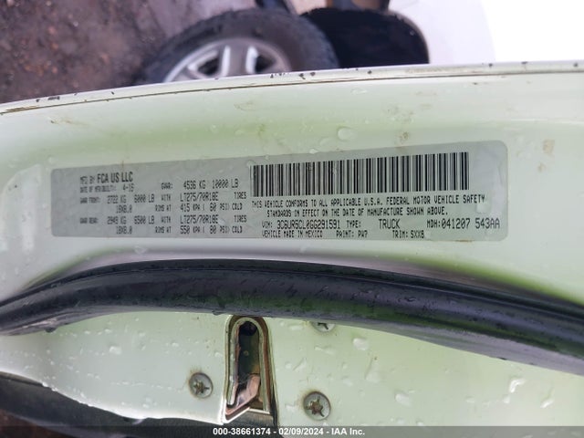 RAM 2500 Tradesman 2016 3C6UR5CL0GG291591 Image 9